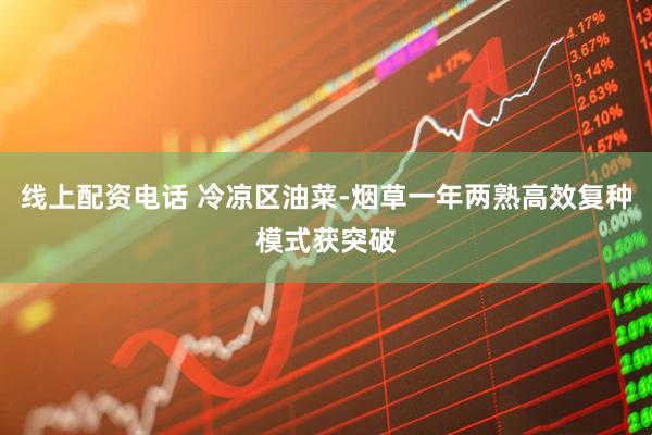 线上配资电话 冷凉区油菜-烟草一年两熟高效复种模式获突破