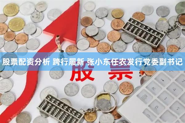 股票配资分析 跨行履新 张小东任农发行党委副书记